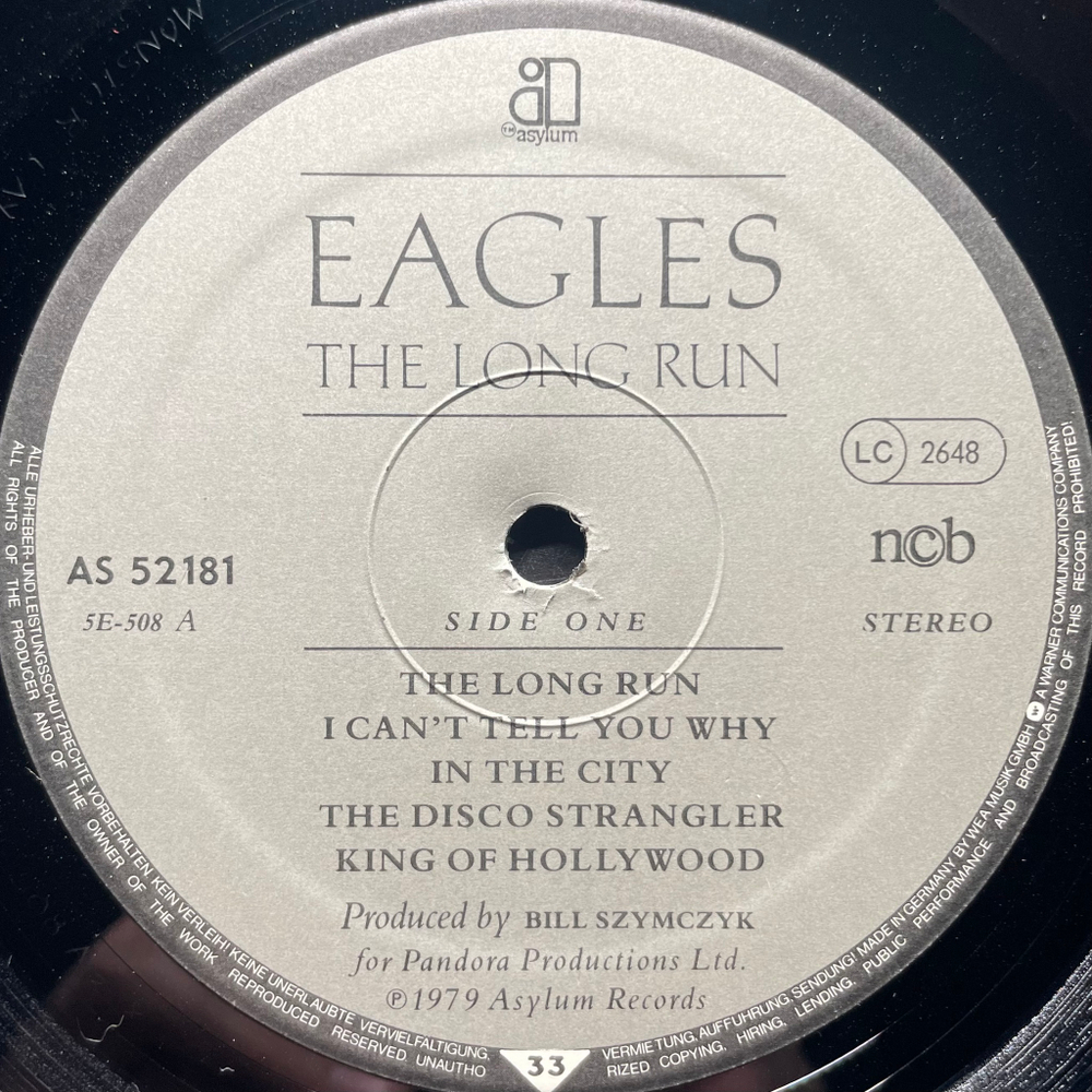 Eagles - The Long Run (Скандинавия 1979г.)