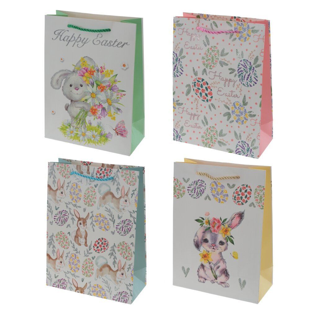 GAEM Пакет подарочный (бумага 210г/м2, блок микс 12шт), L17,5 W8,5 H24 см, 4в.