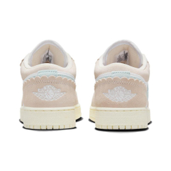 Кроссовки Air Jordan 1 Low White Pink Soft Blue