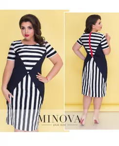 Платье 00276-синий Minova