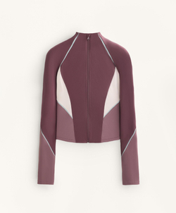 Oysho Легкая теплая светоотражающая куртка, бургунди