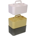 Органайзер для хранения с ручкой «ИДЕАДОМА», пять отделений, цвет хаки, 25*15.5*17см