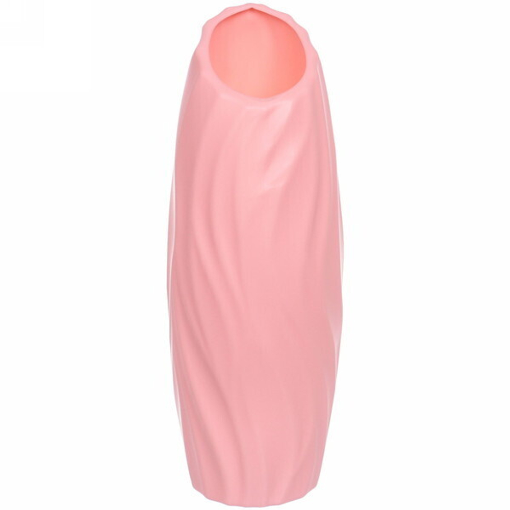 Ваза из пластика «Marlen-Джулия» 0,4л 20,5*5,5см цвет розовый