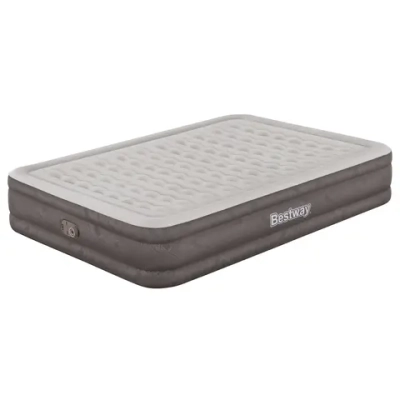 Кровать надувная Fortech Air Mattress Queen Built-in AC pump 203*152*36 cm, Bestway (69133)