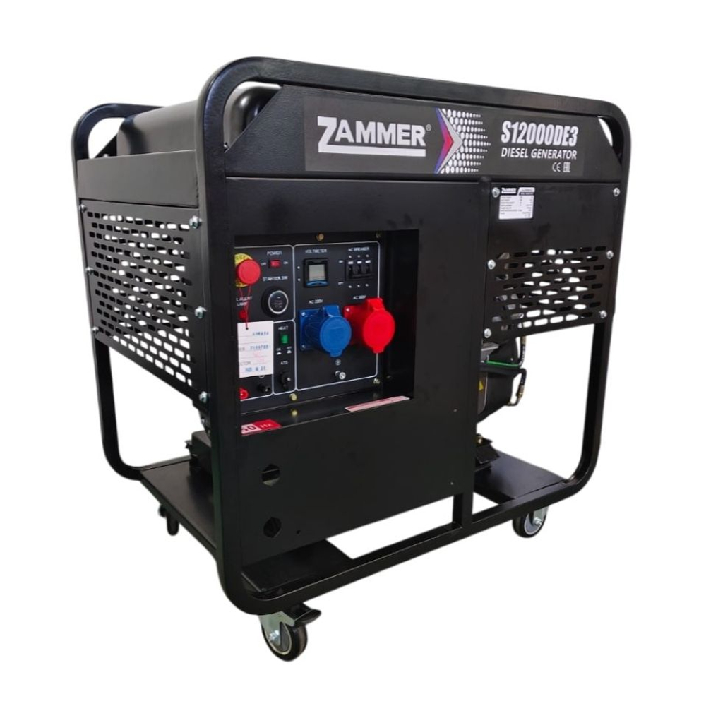 Генератор дизельный Zammer S12000DE3