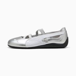 PUMA Женские кроссовки-балетки Speedcat Ballet Metallic, серебряный
