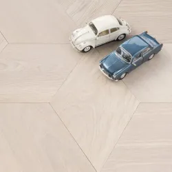 Инженерный паркет Coswick Дуб Белый Иней (White Frost) Шелковое масло