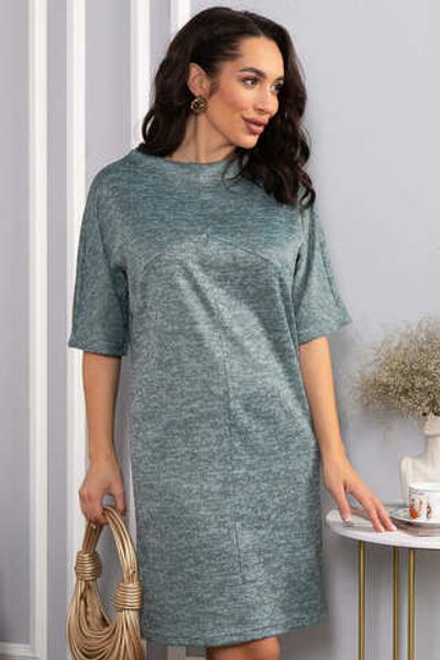 Платье трикотажное Ветта (зеленое) П14599-10М LT Collection (Акция)