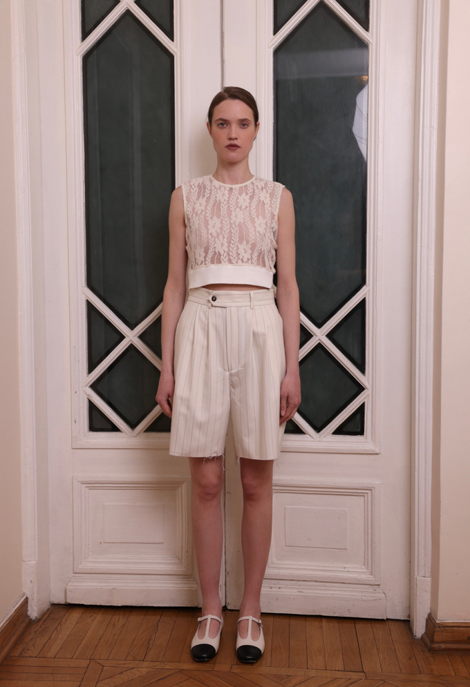 Шорты, молочный