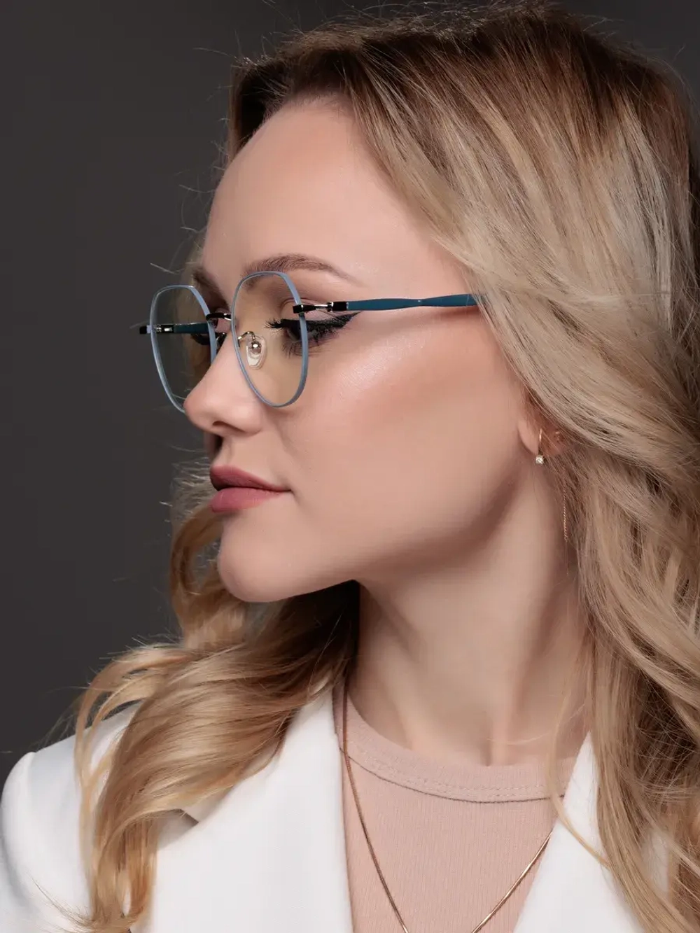 Очки для компьютера имиджевые защитные прозрачные нулевки