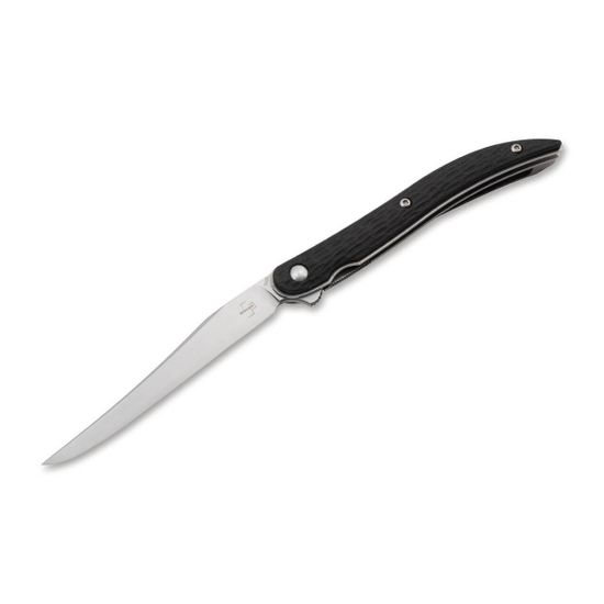 Складной нож Boker 01BO388 Texas Tooth Pick Flipper G-10 c клинком из стали VG-10, рукоять G10