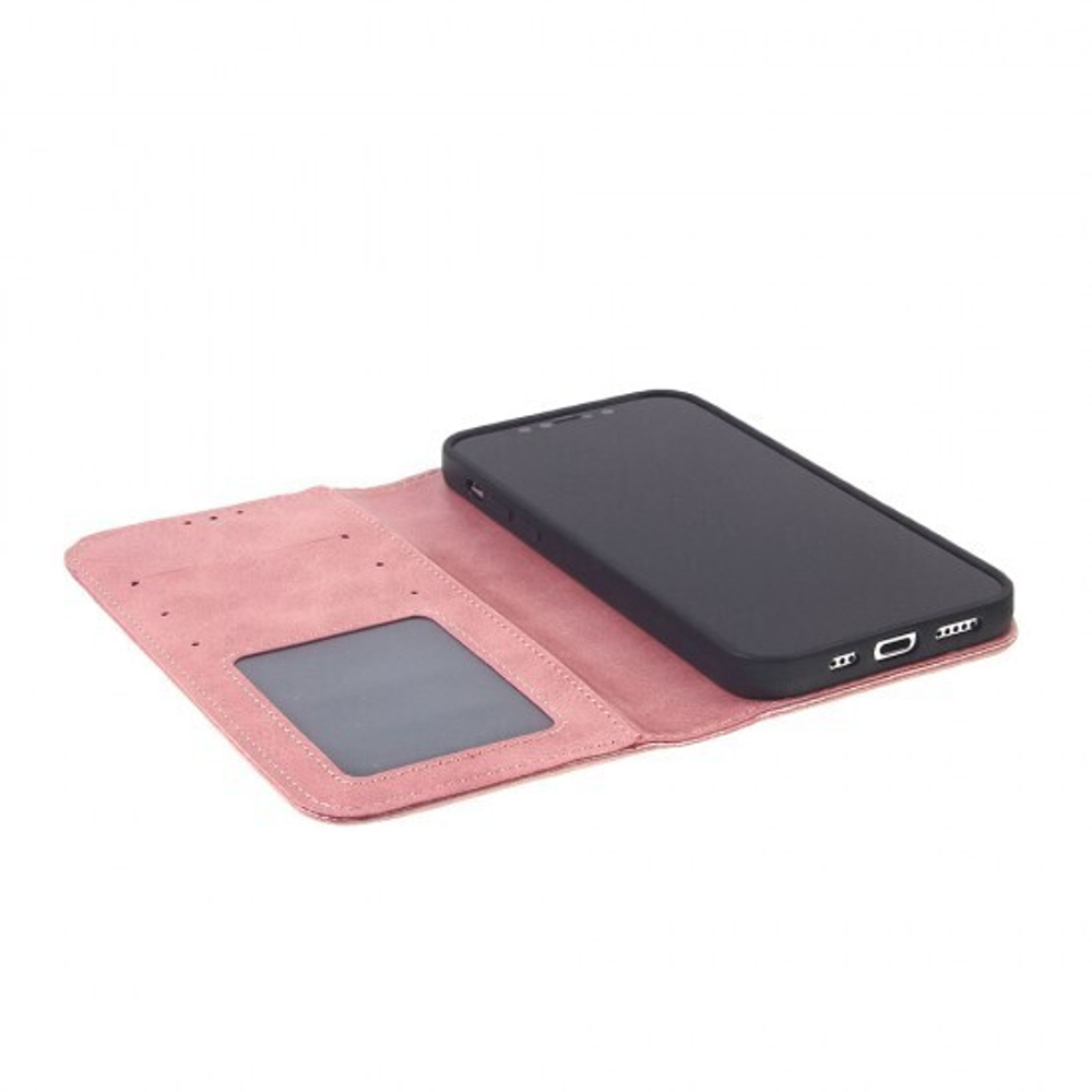 Чехол-книжка для iPhone 12 Pro Max, 012557 Розовое золото