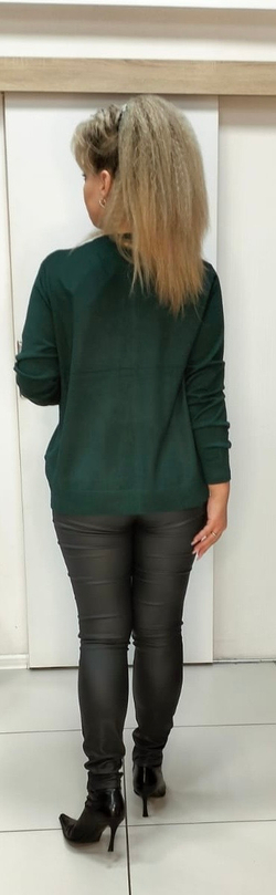 Нарядный жакет со стразовым принтом и кармашками