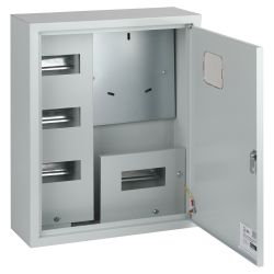 Корпус металлический навесной ЭРА ЩУРН-3/24 (500х400х155) IP31 УХЛЗ серый | Корпуса металлические учетно-распределительные