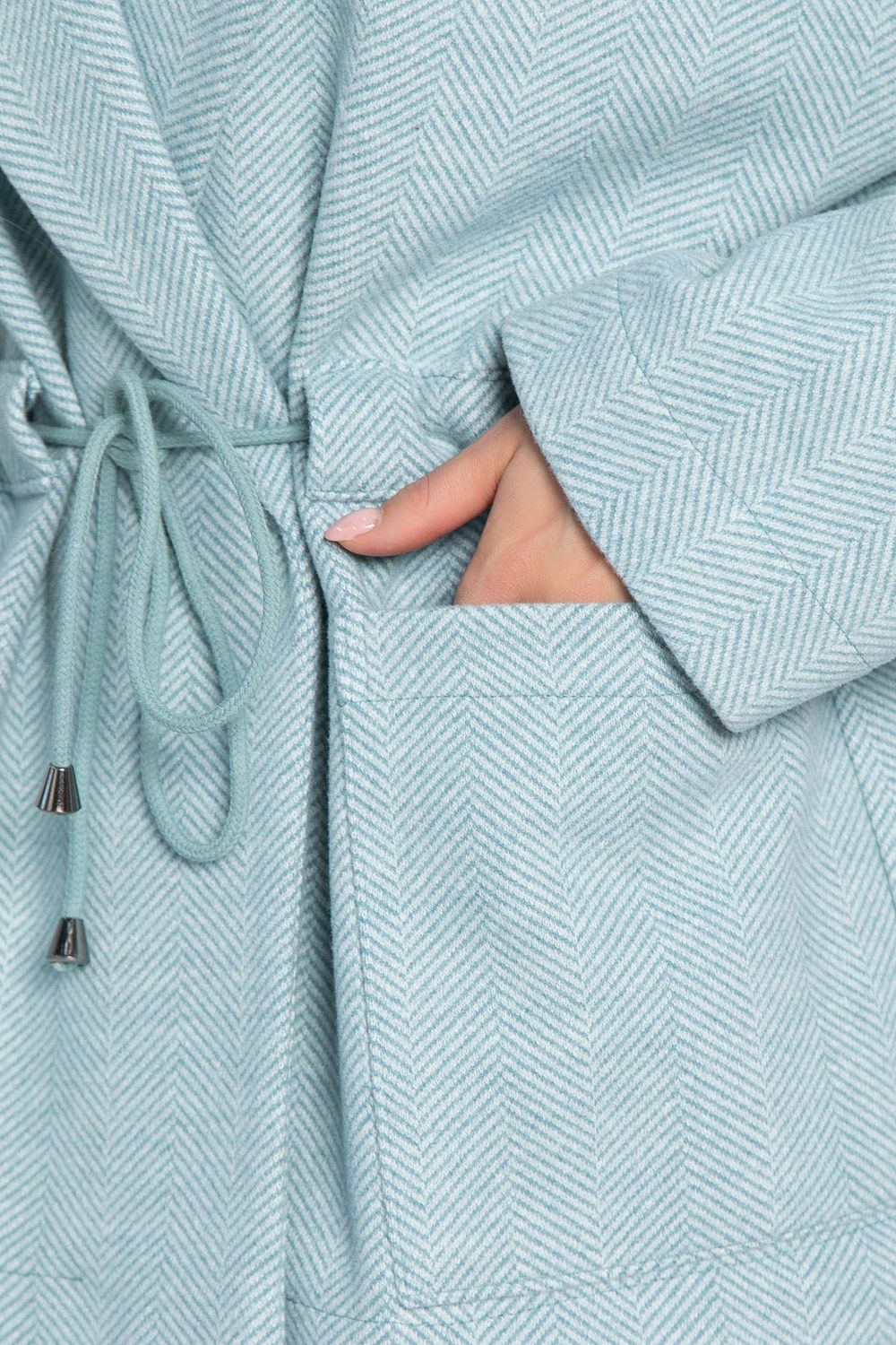 Пальто-пиджак (голубой) Б15087-7М LT Collection