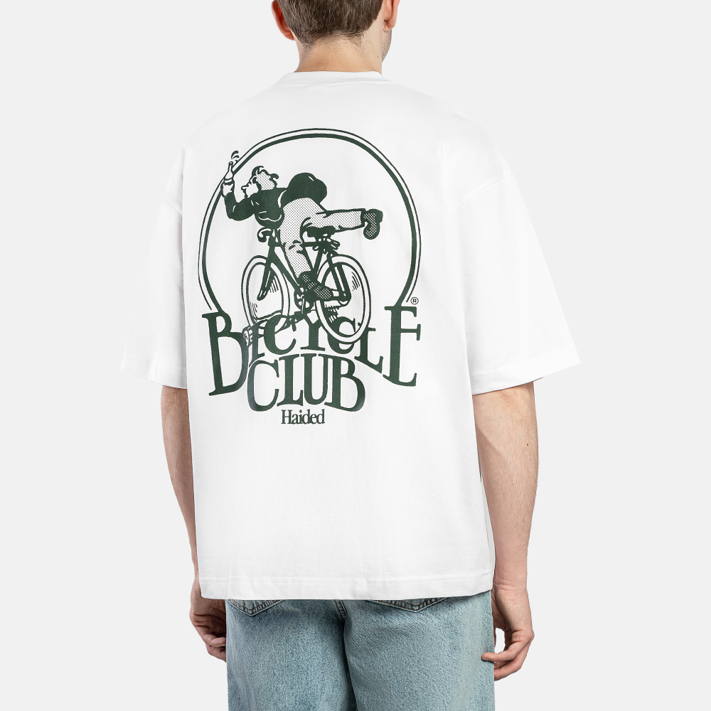 Футболка HAIDED BICYCLE CLUB White