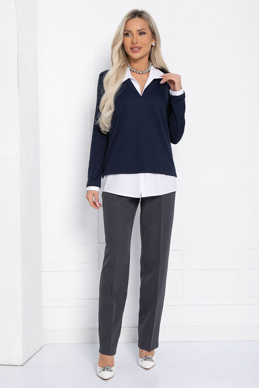 Пуловер На высоте (темно-синий) Б12339-12 LT Collection