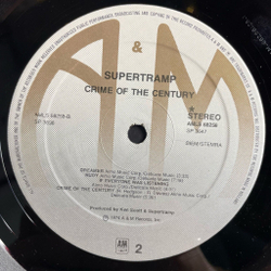 Винтажная виниловая пластинка LP Supertramp Crime Of The Century (Holland 1974)