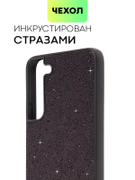 Чехол BROSCORP для Samsung Galaxy S22+ (арт. SS-S22P-CRYSTAL-BLACK)