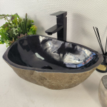 Раковина из речного камня RS-65491 49*31*15 0856