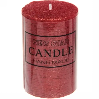 Свеча «New Star» 5*7,5см цвет красный ZD-072