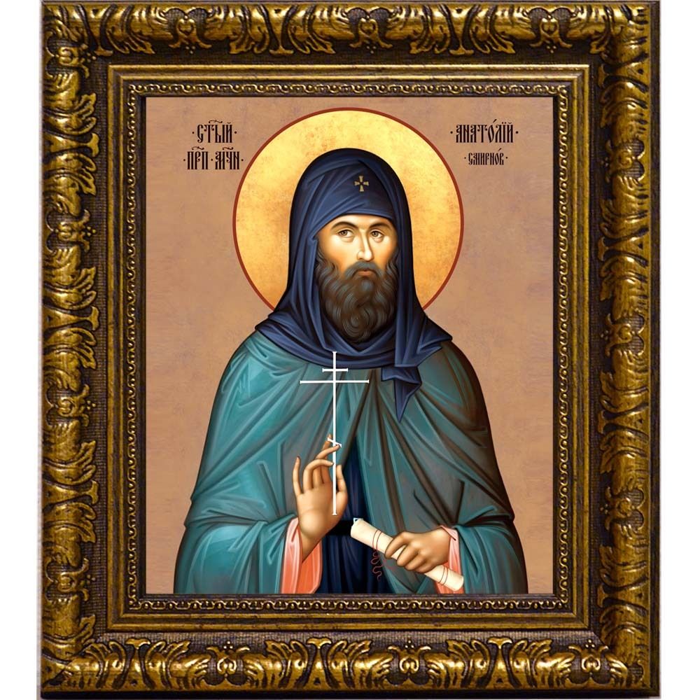 Анатолий Смирнов преподобномученик. Икона на холсте.