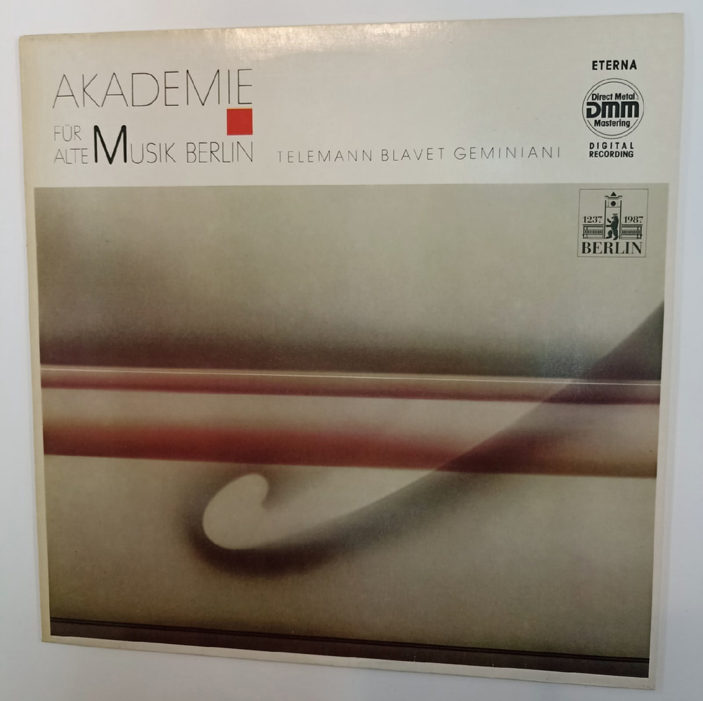 Виниловая пластинка Akademie Fur Alte Musik Berlin Telemann, Blavet, Geminiani