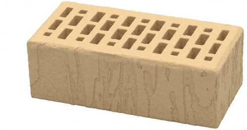 Кирпич лицевой Маркинский Солома, кроста, 1,4 NF