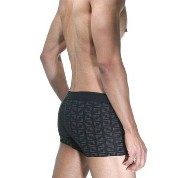 Трусы мужские боксеры черные с принтом DARKZONE DZN2631