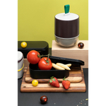 Ланч-бокс meals, 800 мл, темно-сливовый/светло-серый