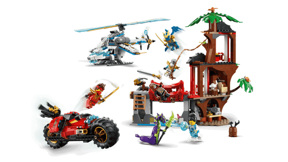 Конструктор LEGO Ninjago 71857 Ninja Vehicle Tree House Battle