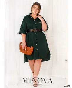 Платье 186Б-темно-зеленый Minova