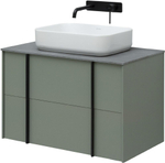 Тумба с раковиной Allen Brau Reality 1.32005.CGM 80 cement grey matt