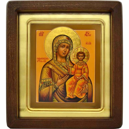 Смоленская икона Божией Матери писаная. 26 х 31 см
