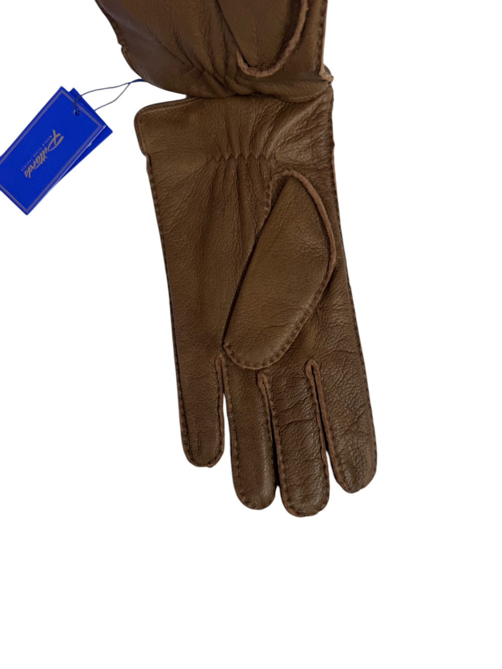 Перчатки. Мужские. Материал верха: Кожа оленя. Подклад: Трикотаж-шерсть. Наружний шов. 5 шт в упаковке.