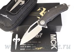 Нож Marfione Custom Matrix 2-Tone Stonewash M390 CFфотография - 1