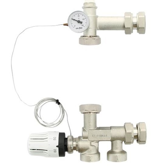 Насосно-смесительная группа Uni-Fitt Solomix MINI 1" с НГ без насоса