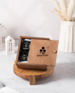 Подарочный набор ароматических свечей (5 штук) в деревянной шкатулке