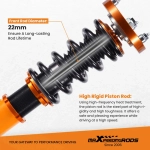 Coilover Kit подходит для автомобиля BMW 3 Convertible (E93) (2006-2013) RWD Shocks and Coil Spring Adj. Height lowering kit