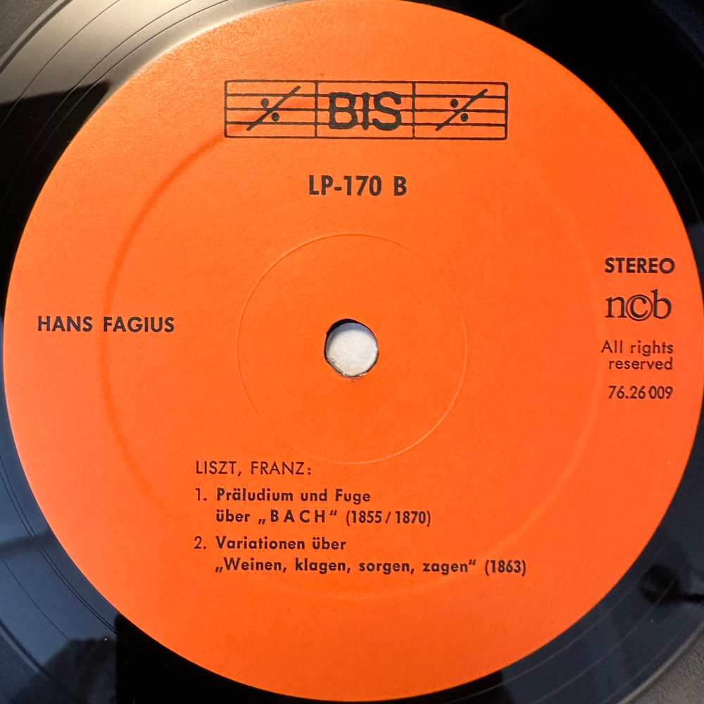 Лист , Ганс Фагиус (Швеция 1980г.)