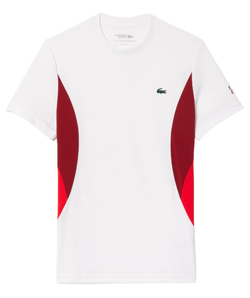 Мужская теннисная футболка Lacoste Tennis x Novak Djokovic T-Shirt - white