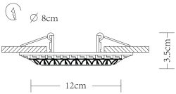 Точечный встраиваемый светильник Arte Lamp