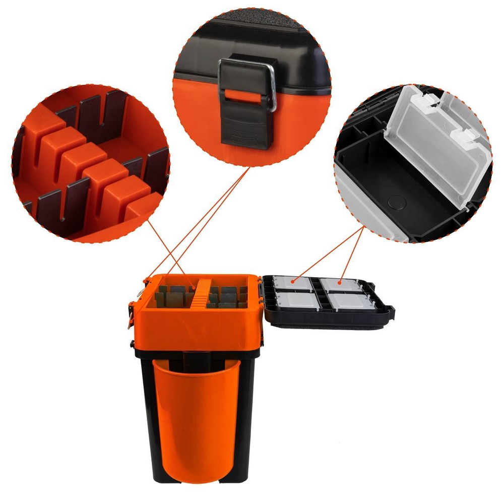 Ящик зимний Helios FishBox двухсекционный (19л)