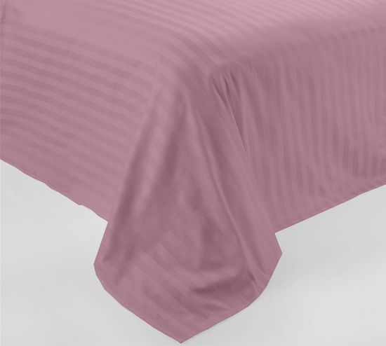 Двуспальный с европростынёй комплект постельного белья Роки роуд Страйп-сатин 2 нав.