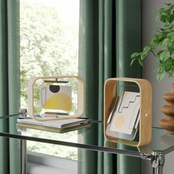 Фоторамка двусторонняя Bellwood,16х22 см, натуральное дерево