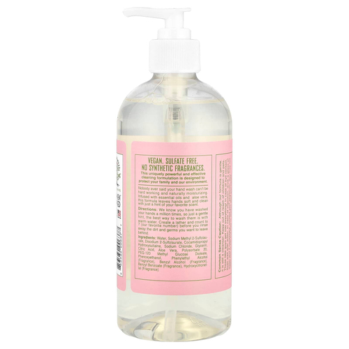 Rebel Green, Fresh & Clean, мыло для рук, розово-лиловое, 500 мл (16,9 жидк. унц.)