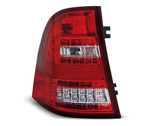 Задние фонари Mercedes ML W163 red white led