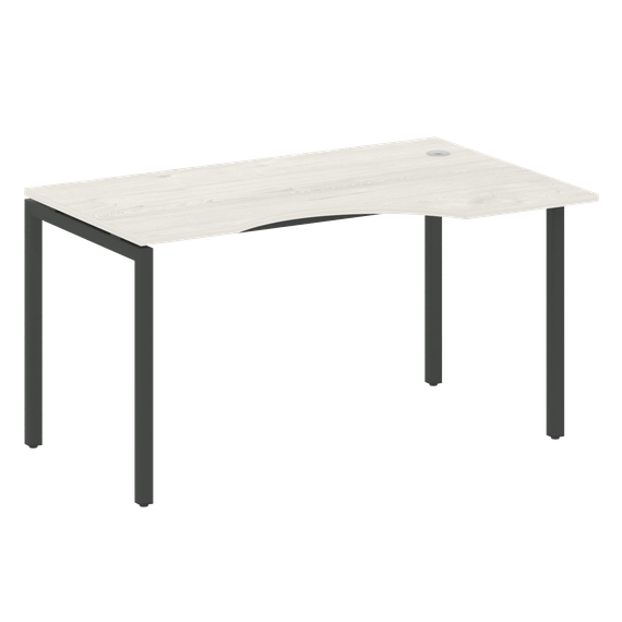 Метал Систем Куатро Стол криволинейный правый на П-образном м/к 40БП.СА-2 (R)