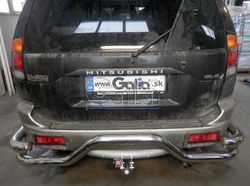 Фаркоп оцинкованный Galia M057A для Mitsubishi Pajero Sport 1998-2008(паспорт и сертификат в комплекте)(без электрики)