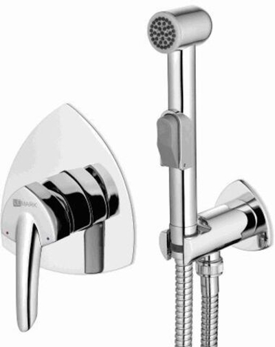 смеситель биде LEMARK Mars встраиваемый, с гигиеническим душем LM3519C